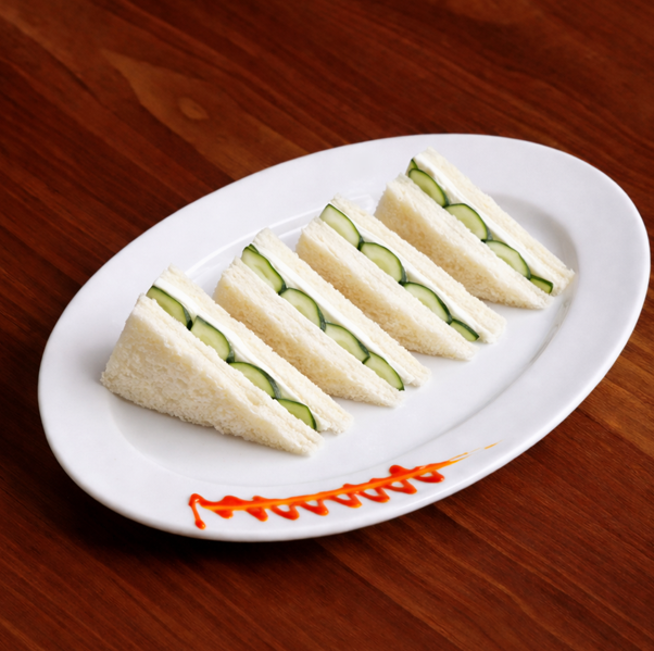 Colslow sandwich with creamy cabbage filling in toasted bread served at Avayacafe